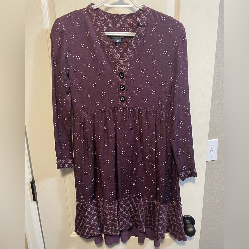 Purple Maeve By Anthropologie High-Low Dress
